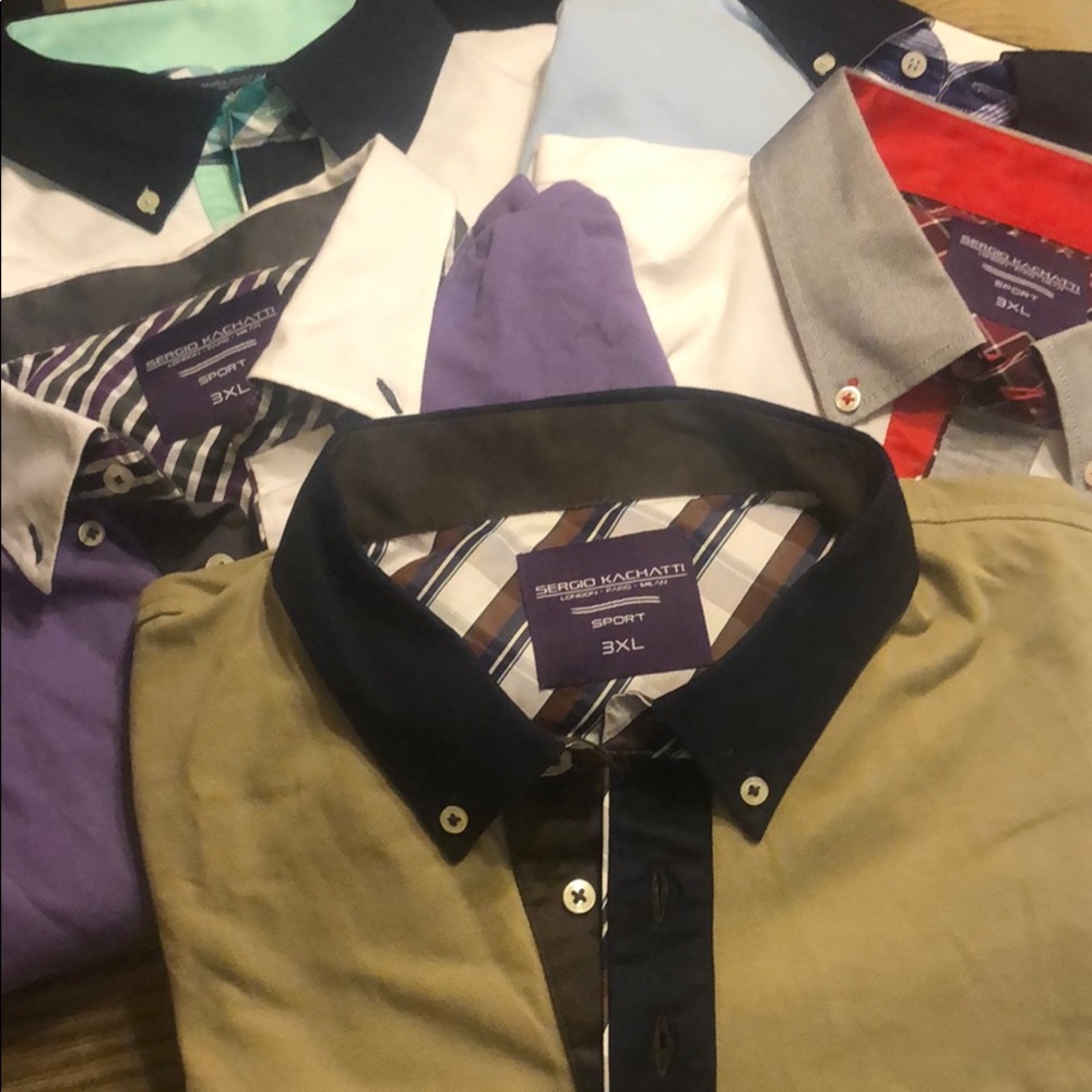 Bundle (5) Sergio Kachatti Sport Polos